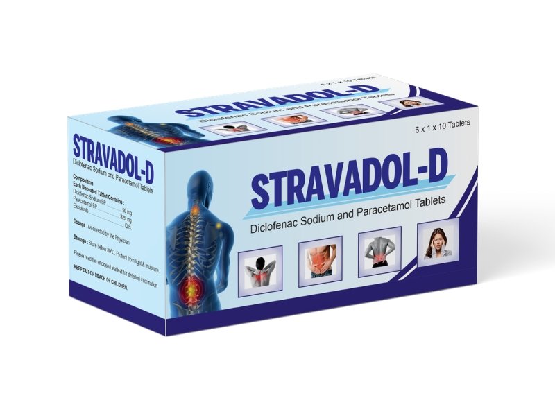 Diclofenac 50 mg + Paracetamol 500 mg Tablets